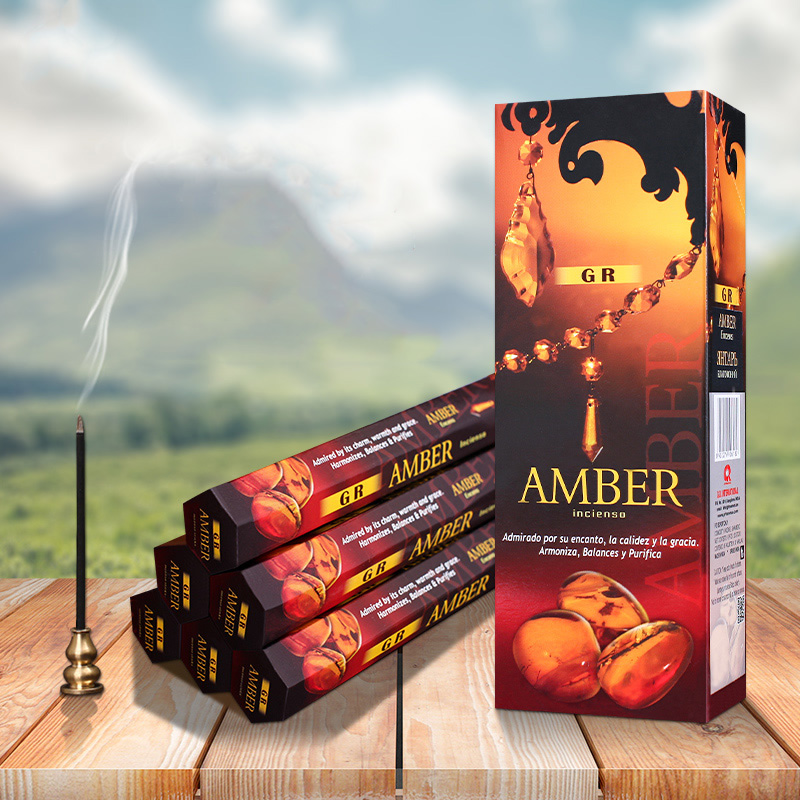 Amber Musk Oil - India Incenso Ambra Aroma Incenso Stick