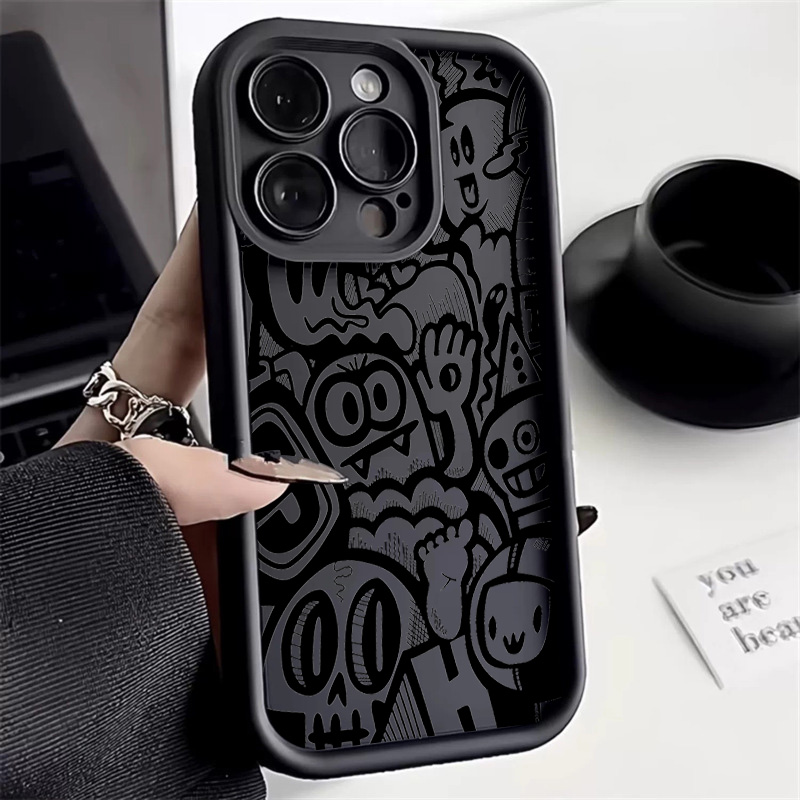 Perfume Pure Xs - Custodia per telefono con graffiti neri