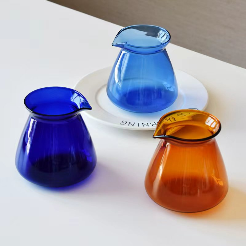 Amber Musk Oil - Caraffa da Caffè in Vetro Blu,