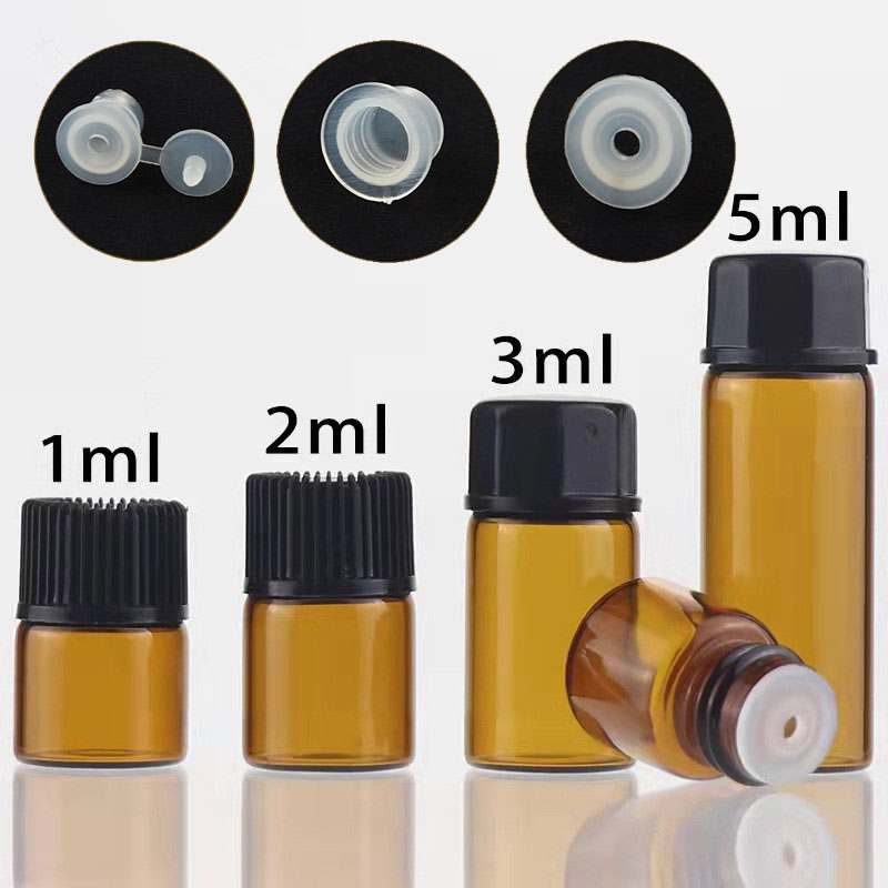 Amber Musk Oil - 10X 100x 1/2/3/5/10ML Mini Ambra Bottiglie