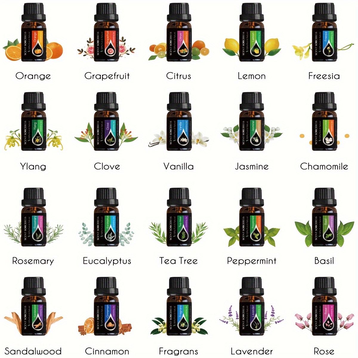 20 pz/set Set di Olio Essenzia - Perfume Fragrance Oil recensione e prezzo