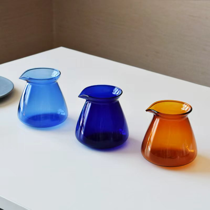 Caraffa da Caffè in Vetro Blu, - Amber Musk Oil recensione e prezzo