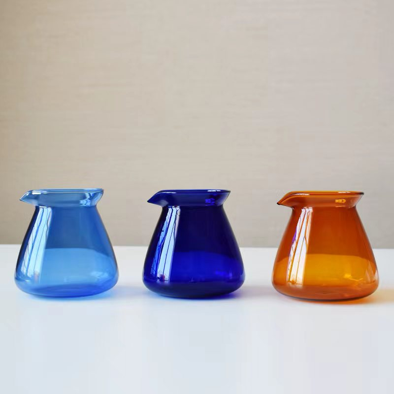 Caraffa da Caffè in Vetro Blu, - Amber Musk Oil recensione e prezzo