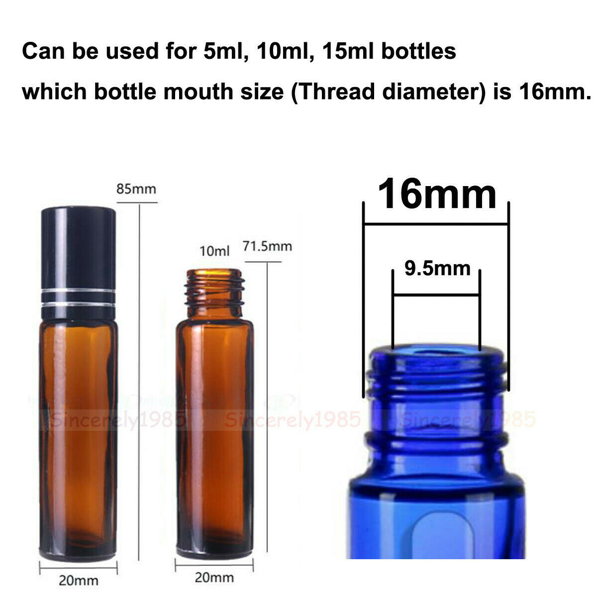 10X Tappi in Legno di Noce Ner - Attar Oil Roll On recensione e prezzo