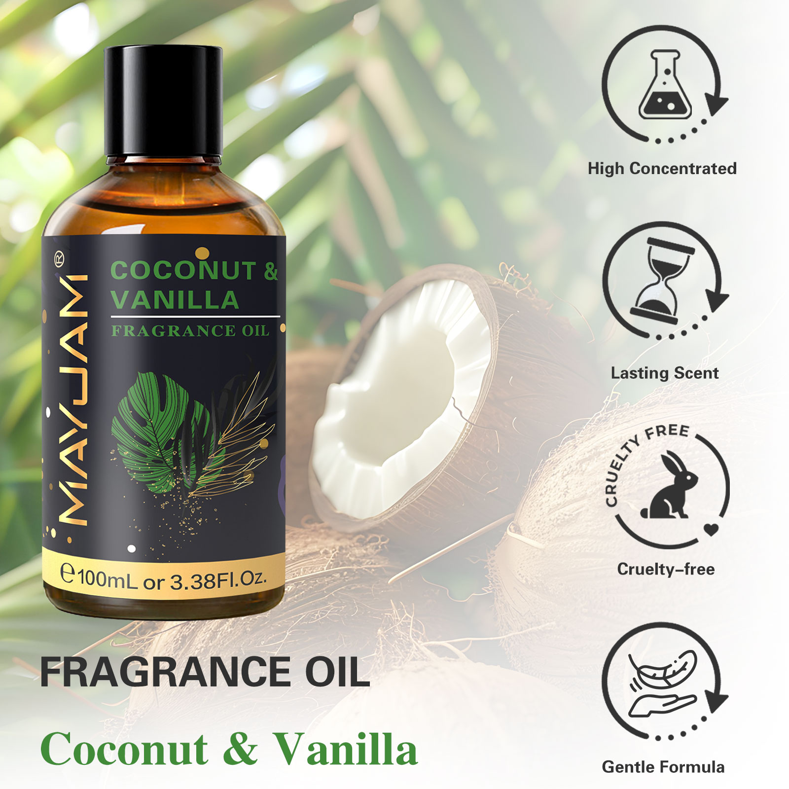 Olio Profumato MAYJAM al Cocco - Amber Musk Oil recensione e prezzo