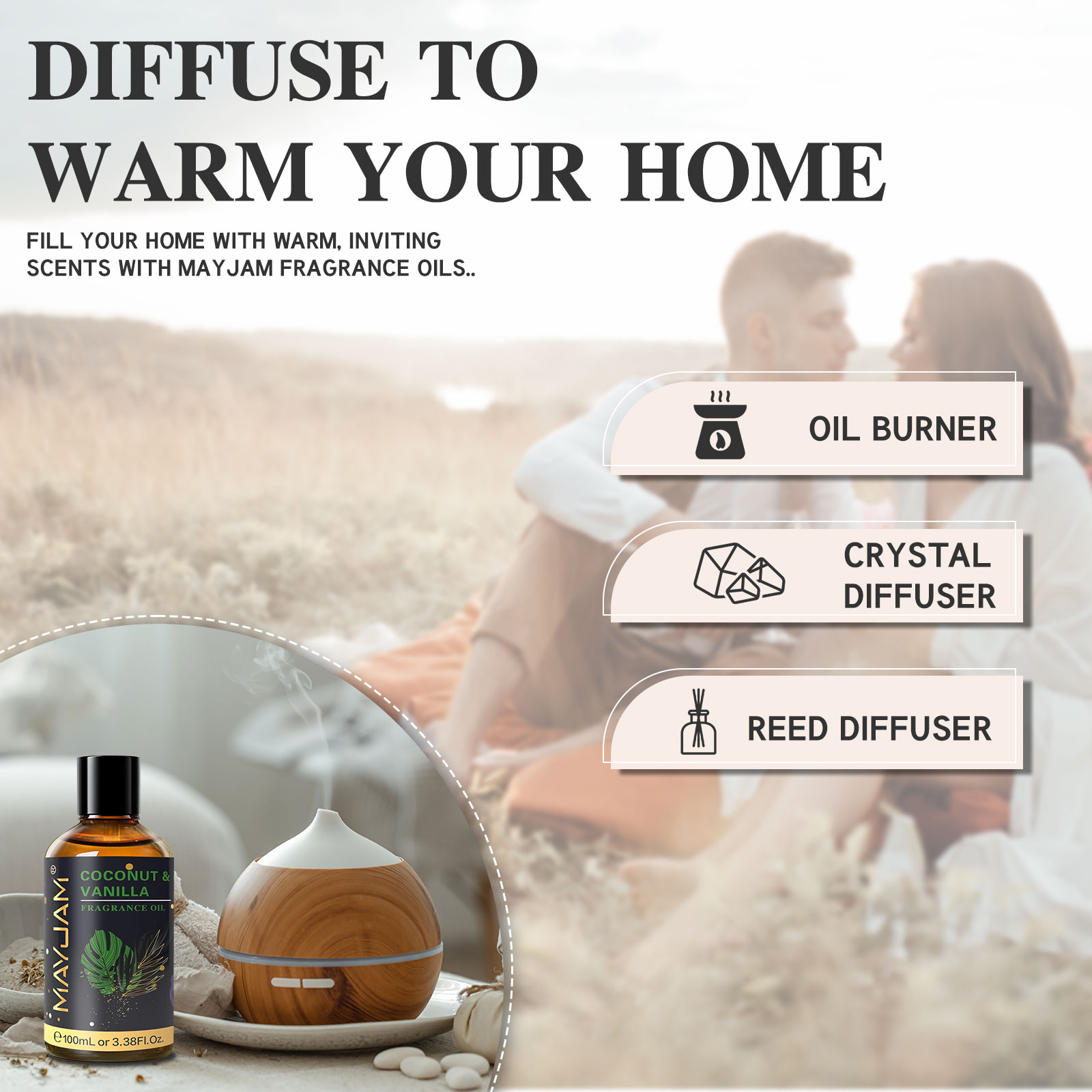 Olio Profumato MAYJAM al Cocco - Amber Musk Oil recensione e prezzo